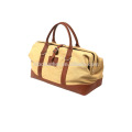 GuangZhou Manufacturer custom canvas travel duffle bag leather duffle bag